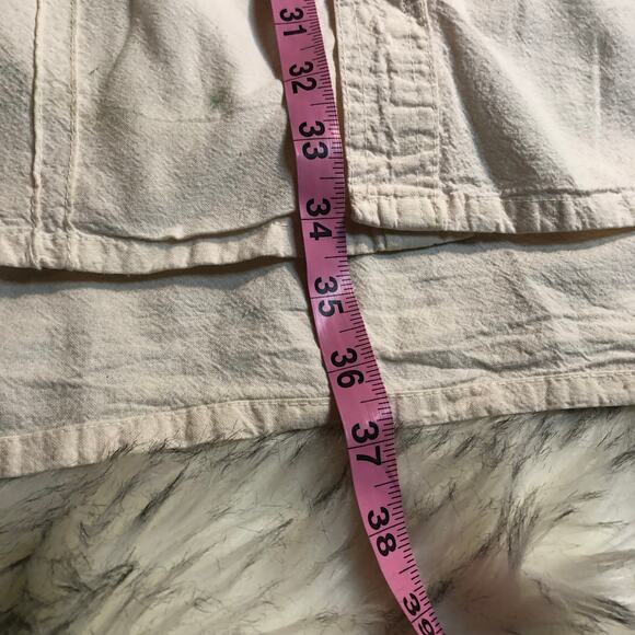 Vintage Mens Garris Clothing Beach White Tone Short Sleeve Button Down Shirt - Picture 13 of 16